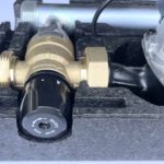 Grupa pompowa grzewcza DN25 z termostatycznym zaworem mieszającym M2 FIX3 (20-45 °C) - GW 1", (do rozdzielaczy DN25), Pompa GRUNDFOS  UPM3 AUTO 25-70 - obrazek 5